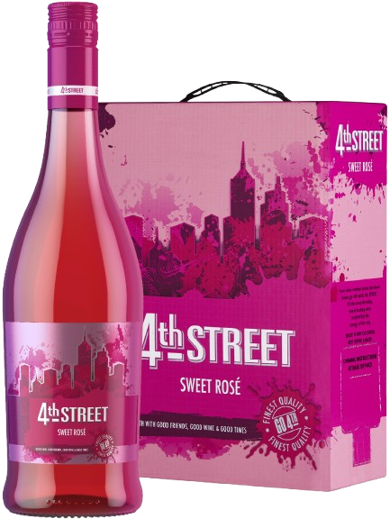 4th Street Sweet Rose 5 Ltrs Wine