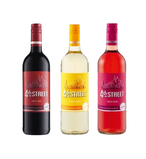 4th Street Sweet Red/White/Rose 750ml wine
