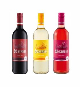 4th Street Sweet Red White Rose 750ml wine